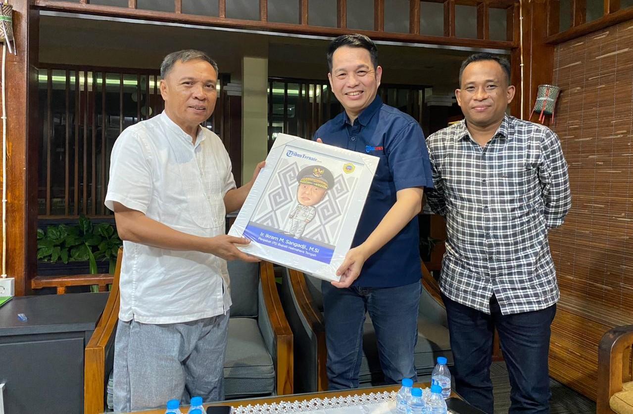 General Manager Business dan Manager Business Tribunternate.com Bersua Pj Bupati Halmahera Tengah