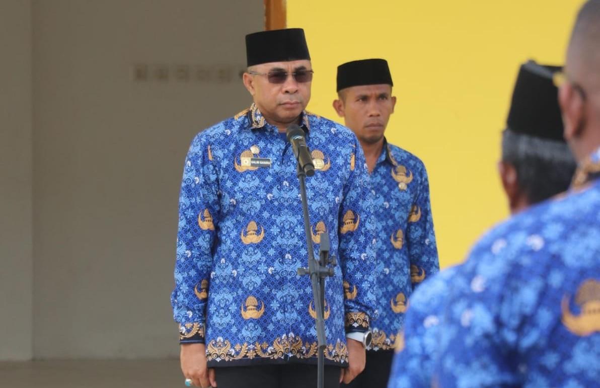 Pemkab Taliabu Peringati Upacara HUT Korpri ke 52, Salim Ganiru Ingatkan PNS soal Kedisiplinan