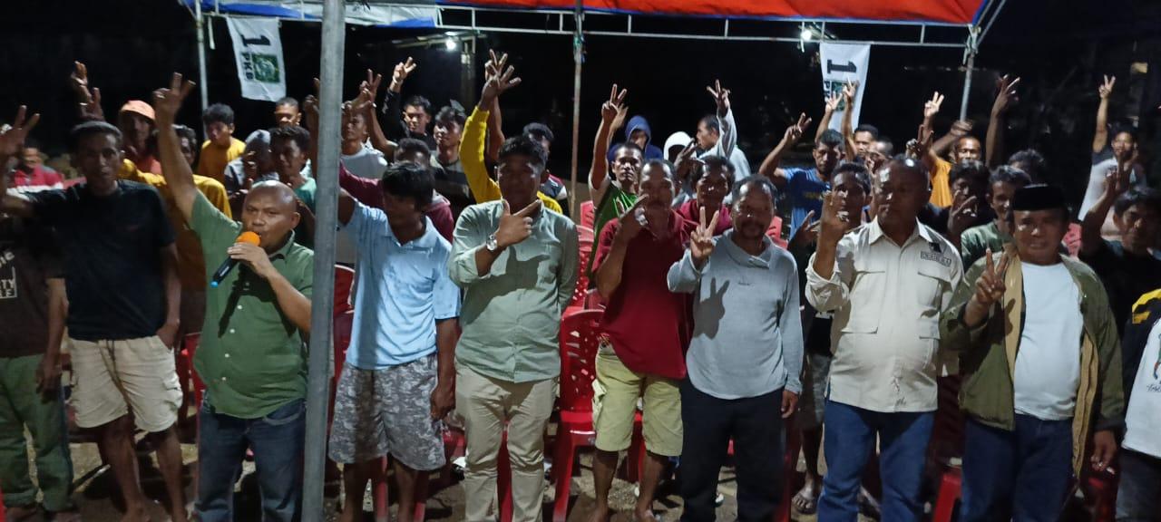 Pilkada Taliabu Malut 2024: Kubu Oposisi Desa Tikong Dukung Paslon Citra - Utuh
