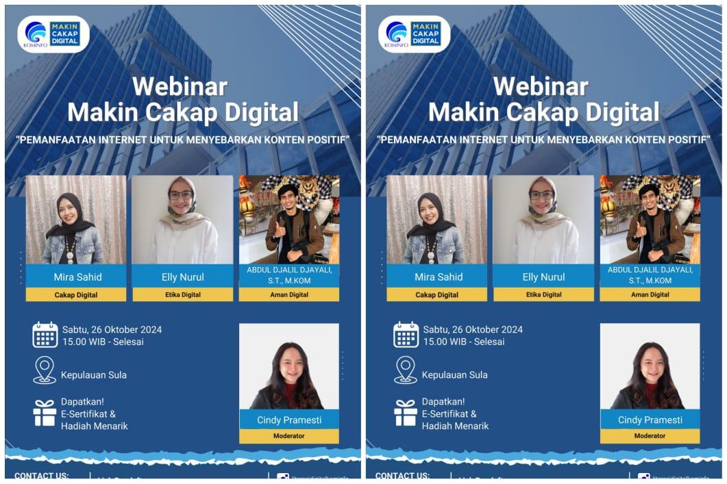 Workshop Bahas Pemanfaatan Internet untuk Menyebarkan Konten Positif di Kepulauan Sula Sukses