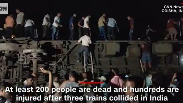 Kecelakaan Tragis Kereta Api di India: 207 Orang Dilaporkan Tewas, PM Narendra Modi Berduka