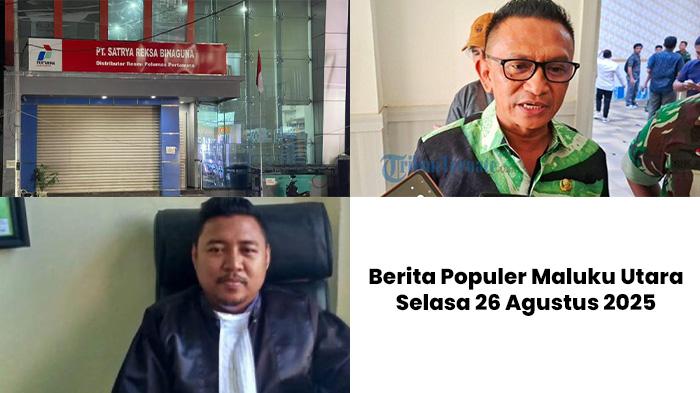 3 Berita Populer Malut: Muhammad Umar Ali Ajukan Cerai - Dugaan Perampasan Hak Karyawan di Ternate