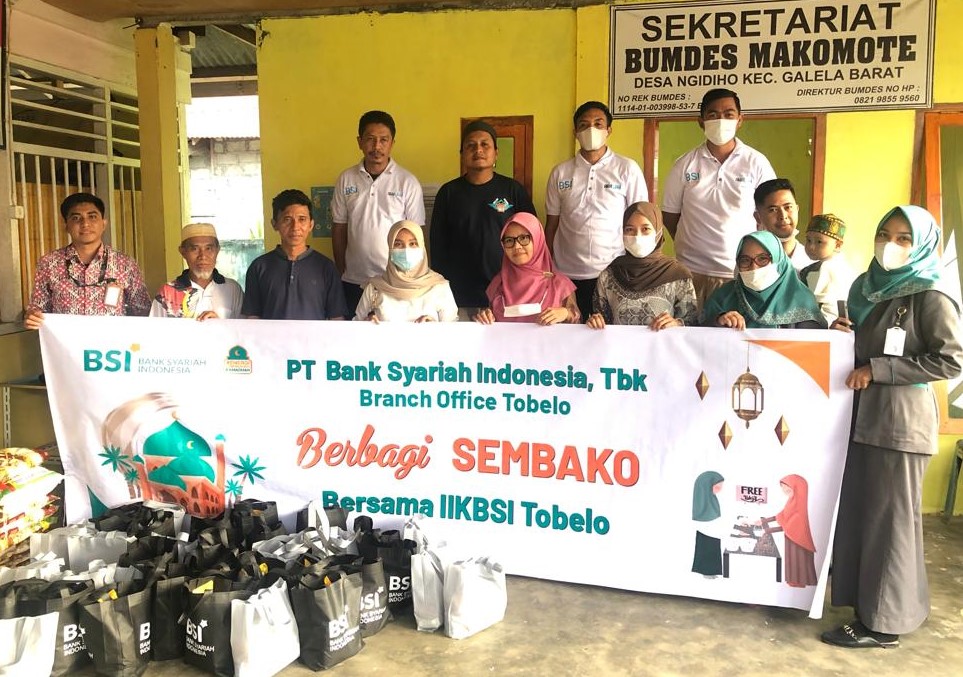 BSI Cabang Tobelo Salurkan Bantuan untuk Korban Gempa di Halmahera Utara