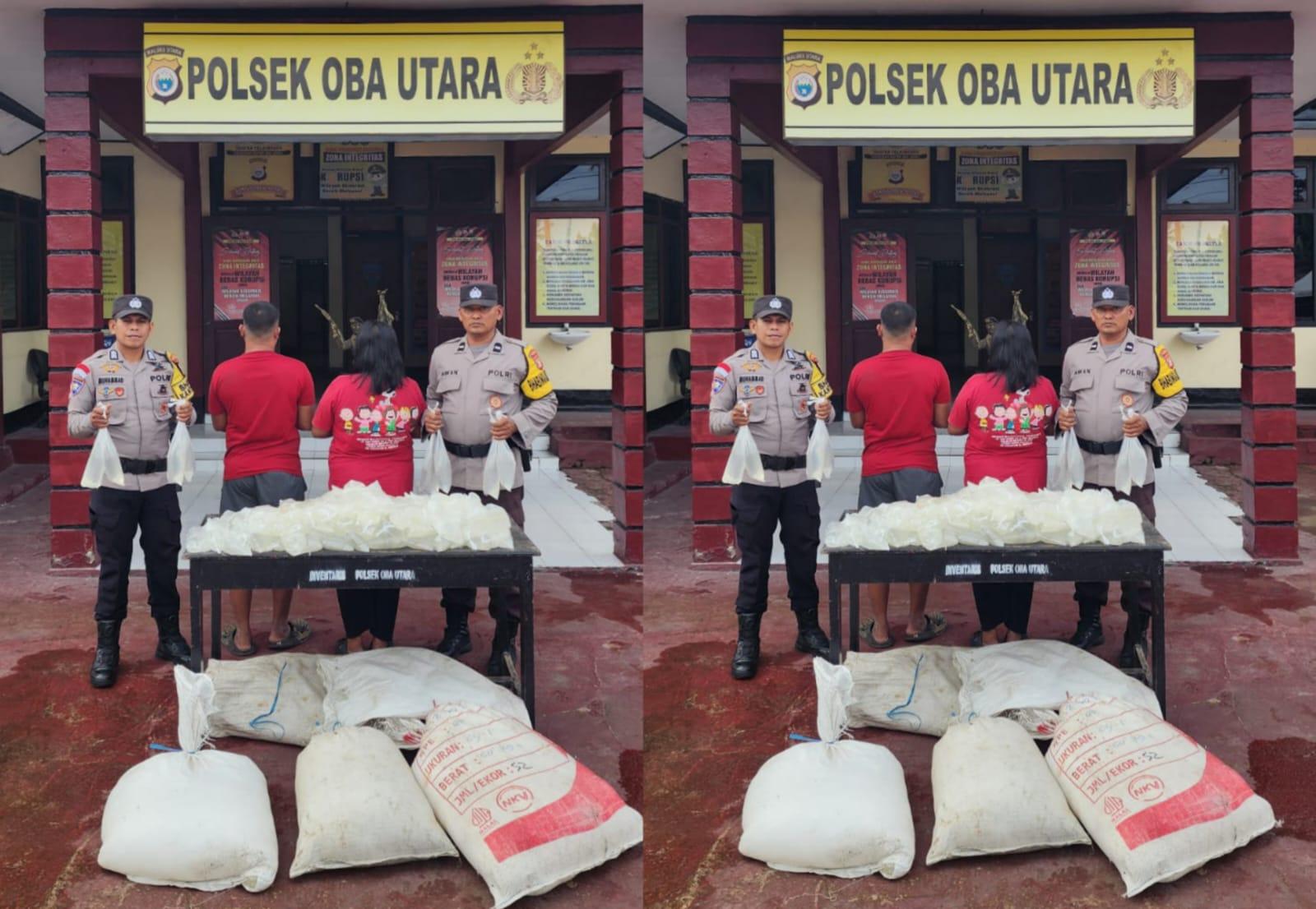 304 Kantong Cap Tikus Disita Polisi, Dua Warga Halmahera Utara Ditangkap