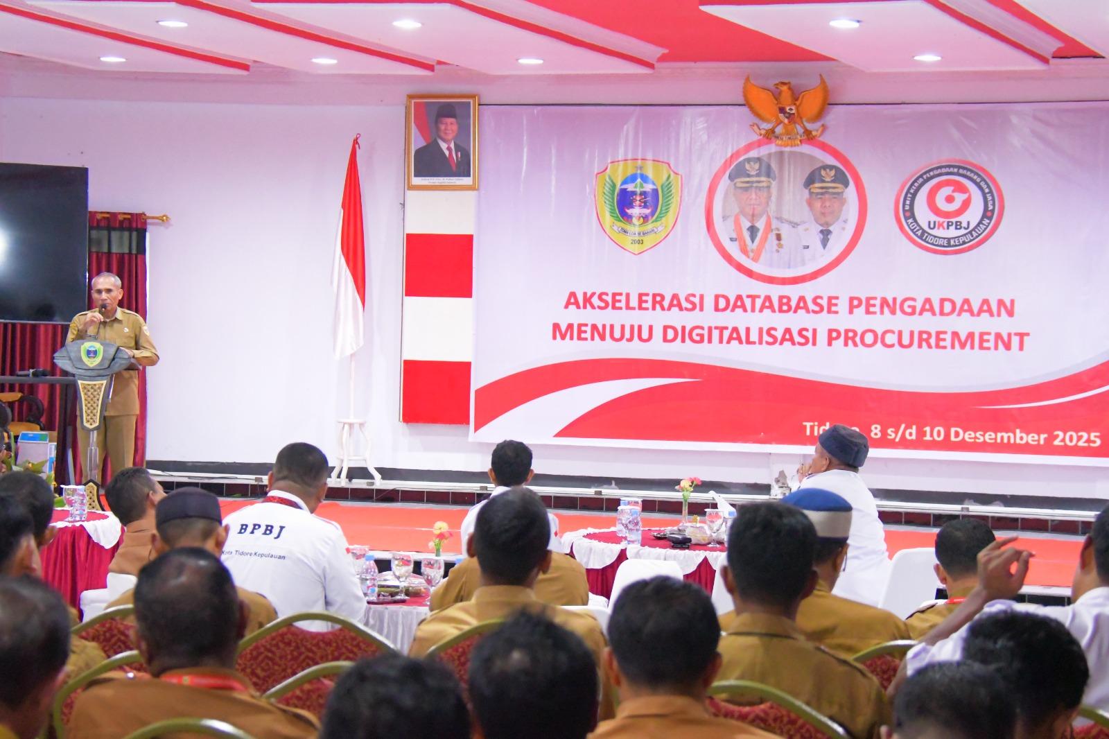 Pemkot Tidore Genjot Digitalisasi Pengadaan Lewat Akselerasi Database SIRUP