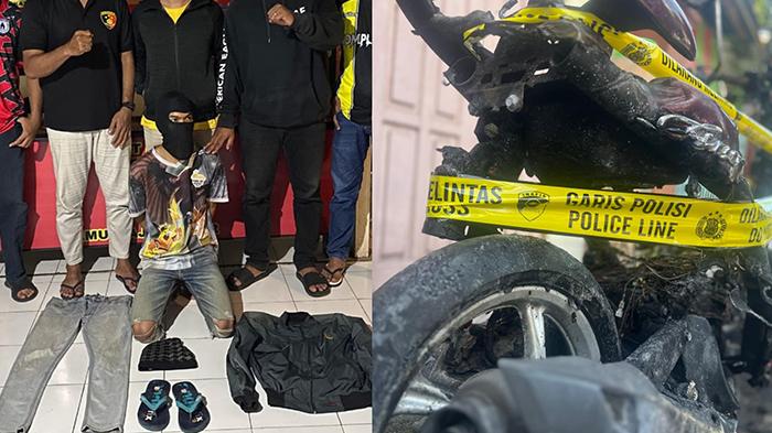 Viral Pria di Ternate Bakar Motor Mantan, Eka Sudah Sering Diancam Jika Tak Mau Balikan