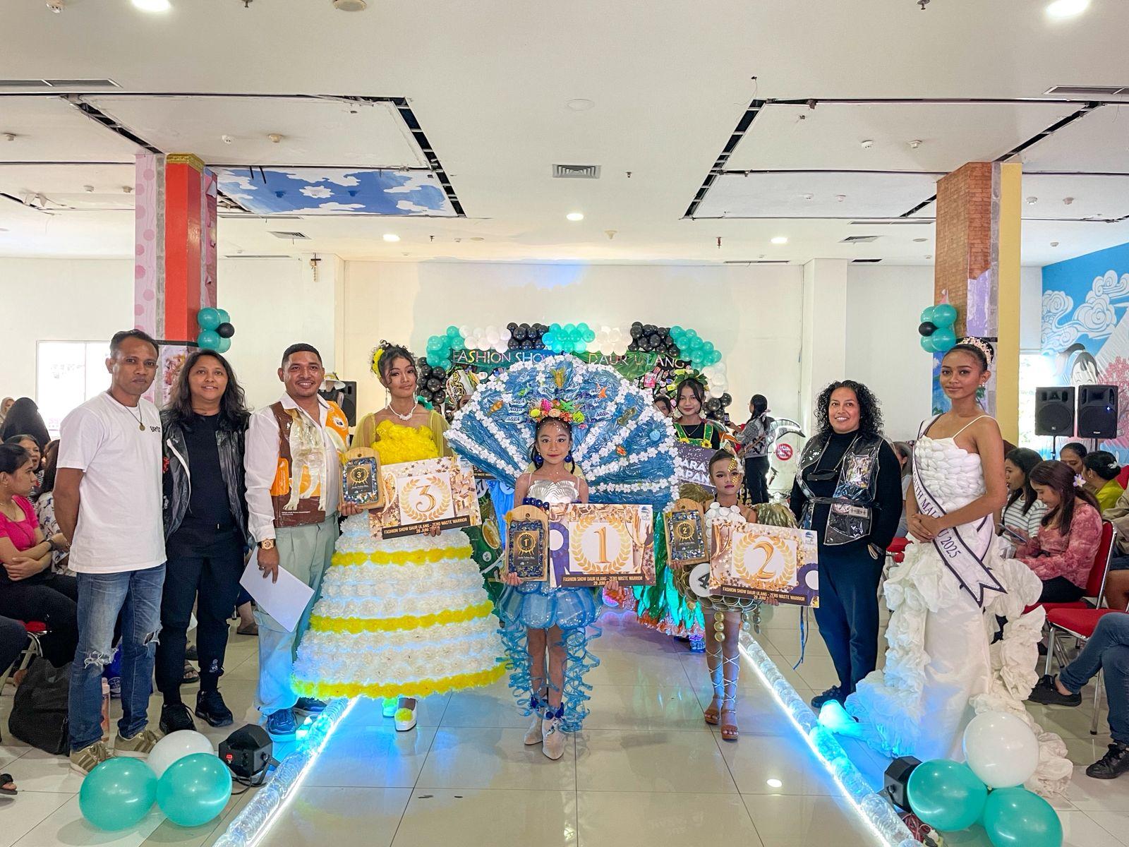 PLN UIW MMU dan MCC Gaungkan Pesan Zero Waste Lewat Fashion Show Daur Ulang