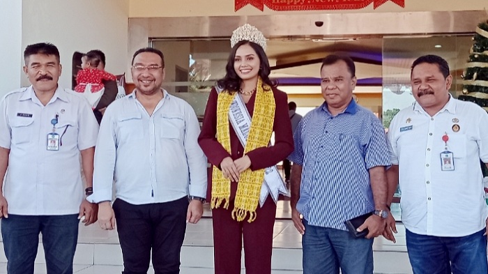 Gusti Chairunnysa Siap Melaju di Ajang Puteri Indonesia 2022, Pemda Halmahera Utara Beri Dukungan