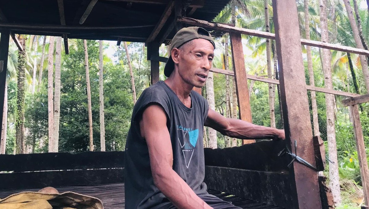 Tidak Pasrah, Seorang Petani Asal Ternate Masih Bergantung Hidup dari Kopra