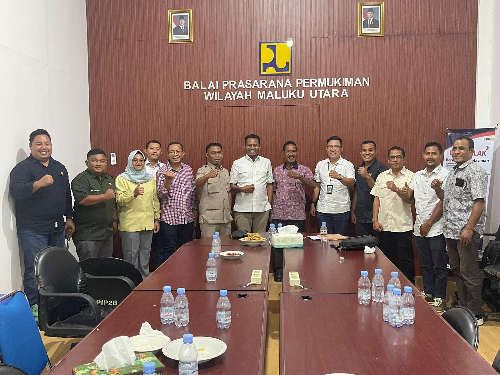 Kunjungi Balai Prasarana Permukiman Wilayah Maluku Utara, Ini yang Dibahas DPRD Halmahera Tengah