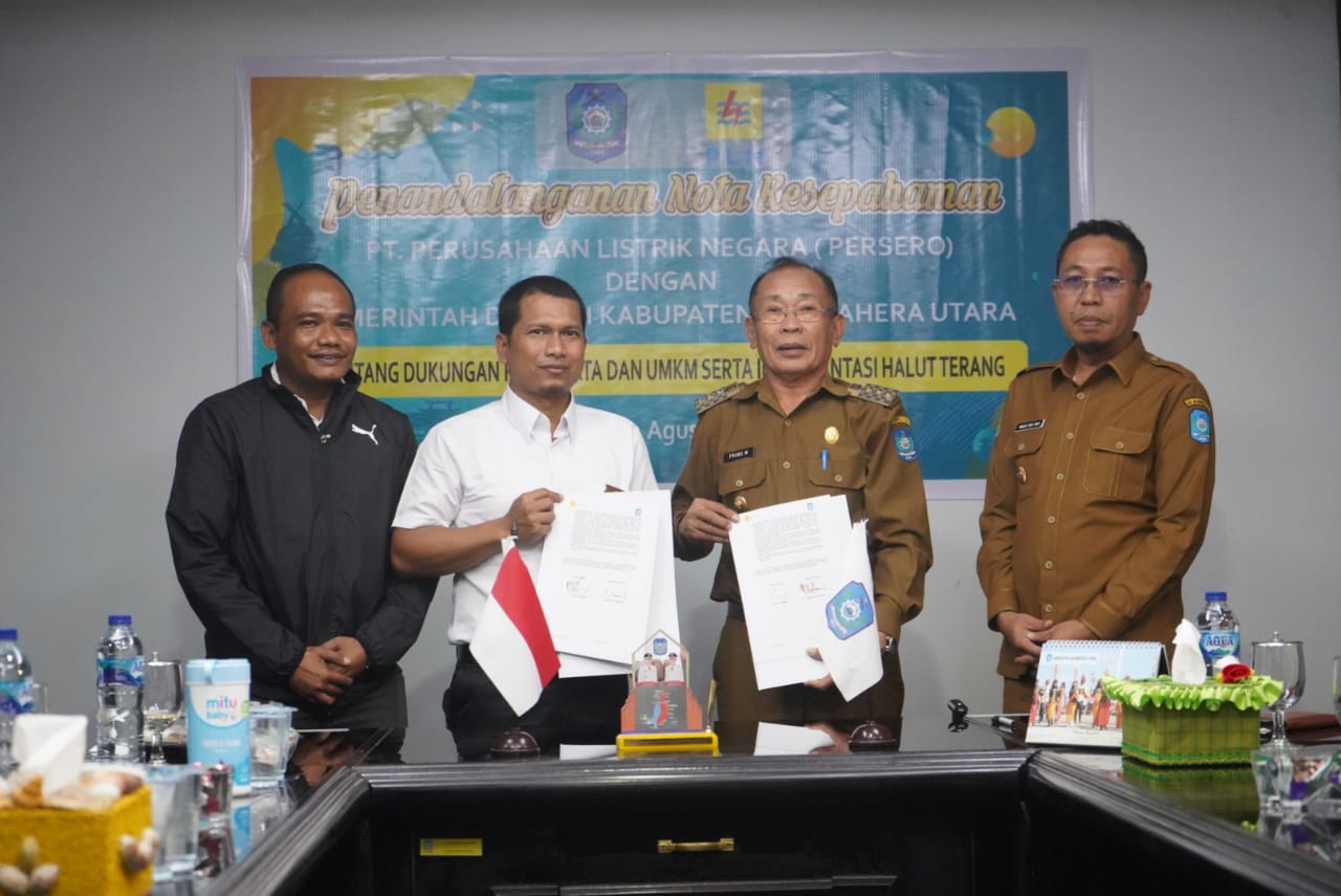 Teken MoU, PLN Dukung Electrifying Economy and Tourism di Halmahera Utara