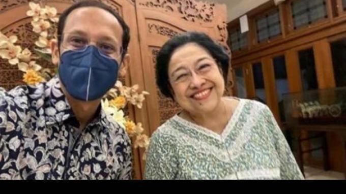 Nadiem Makarim Bertemu Megawati di Tengah Isu Reshuffle Kabinet, Ada Apa?
