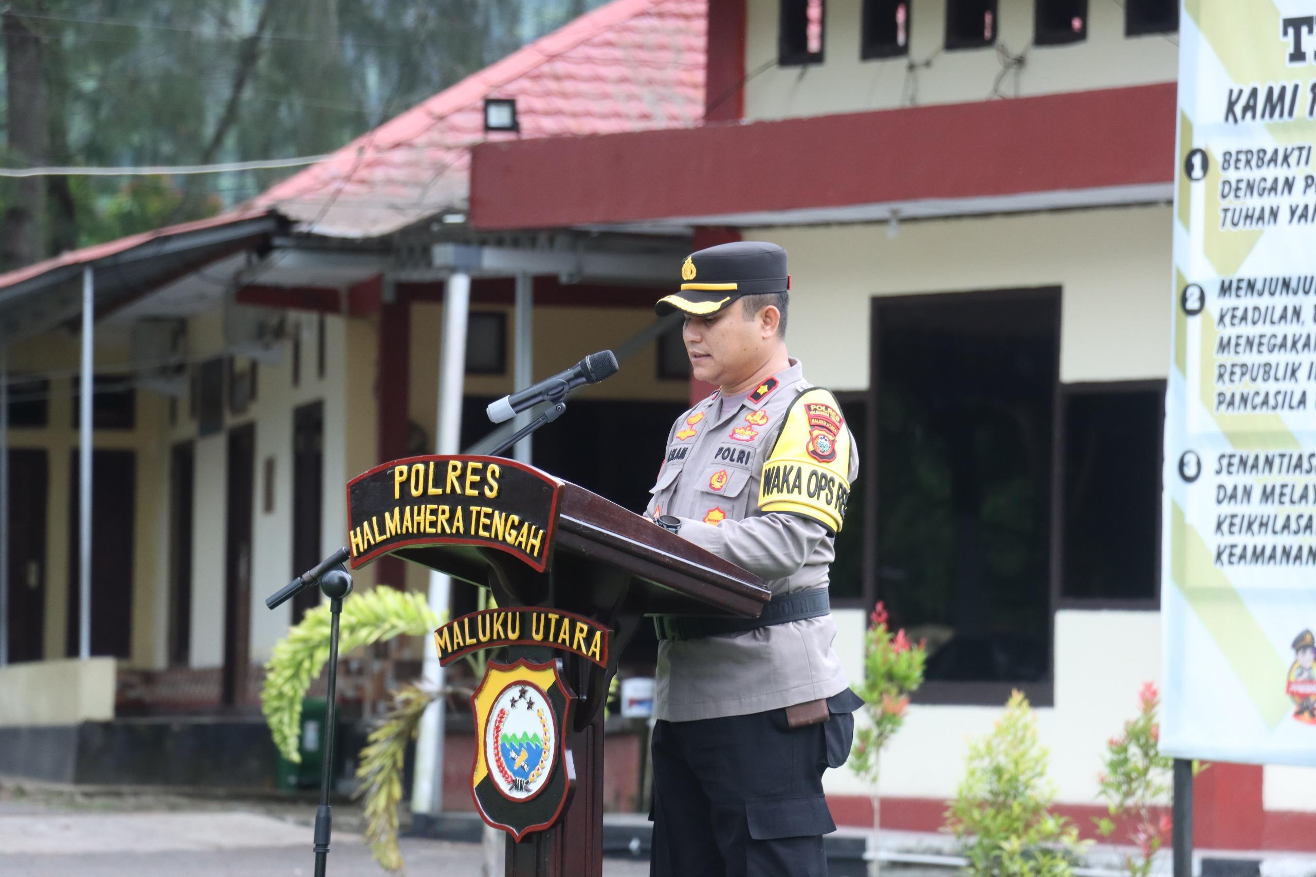 Polres Halmahera Tengah Maluku Utara Juga Lakukan Operasi Zebra 2024