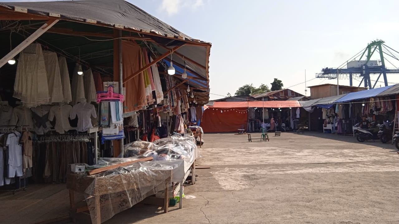 Lokasi Tidak Strategis, Pedagang di Pasar Syariah Ternate Keluhkan Sepi Pembeli