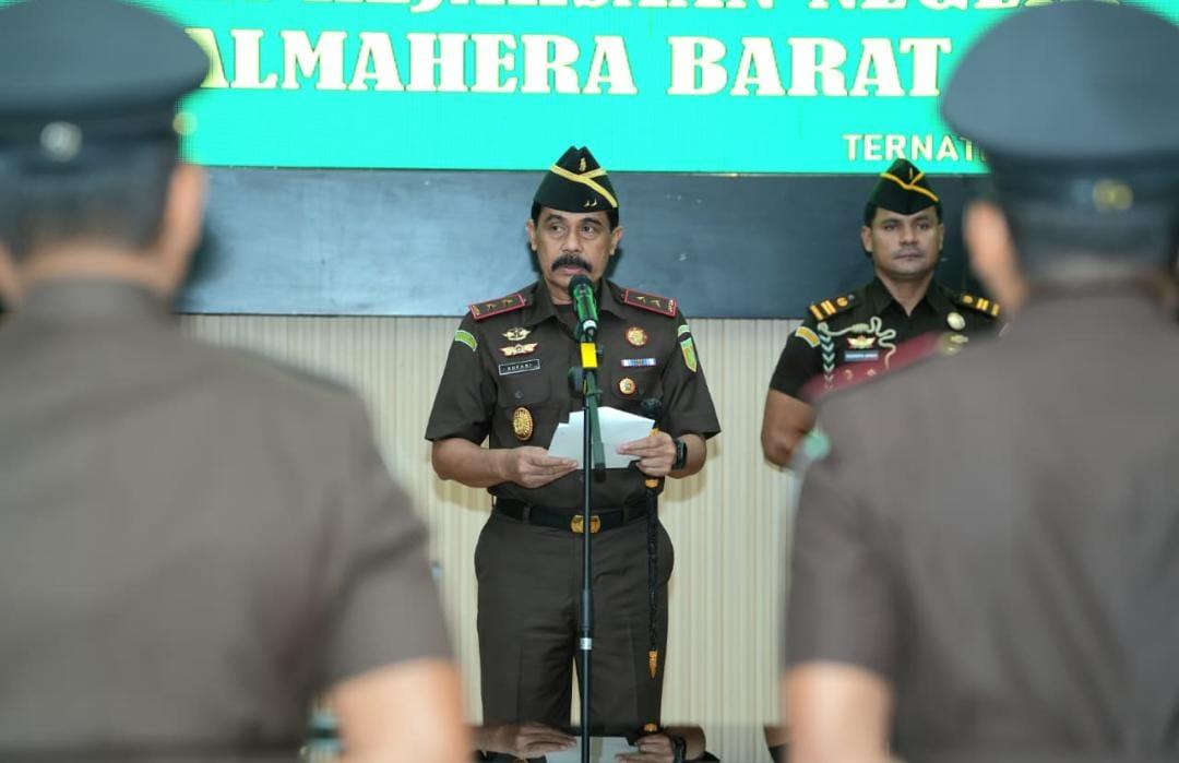 Djino Dian Talakua Jabat Kepala Kejaksaan Negeri Halmahera Barat