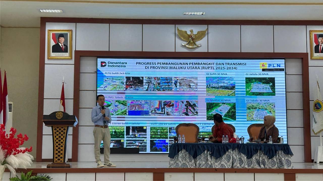 PLN UP3 Sofifi Dukung Akselerasi Transformasi Digital Maluku Utara dalam Rakor Kominfo 2025