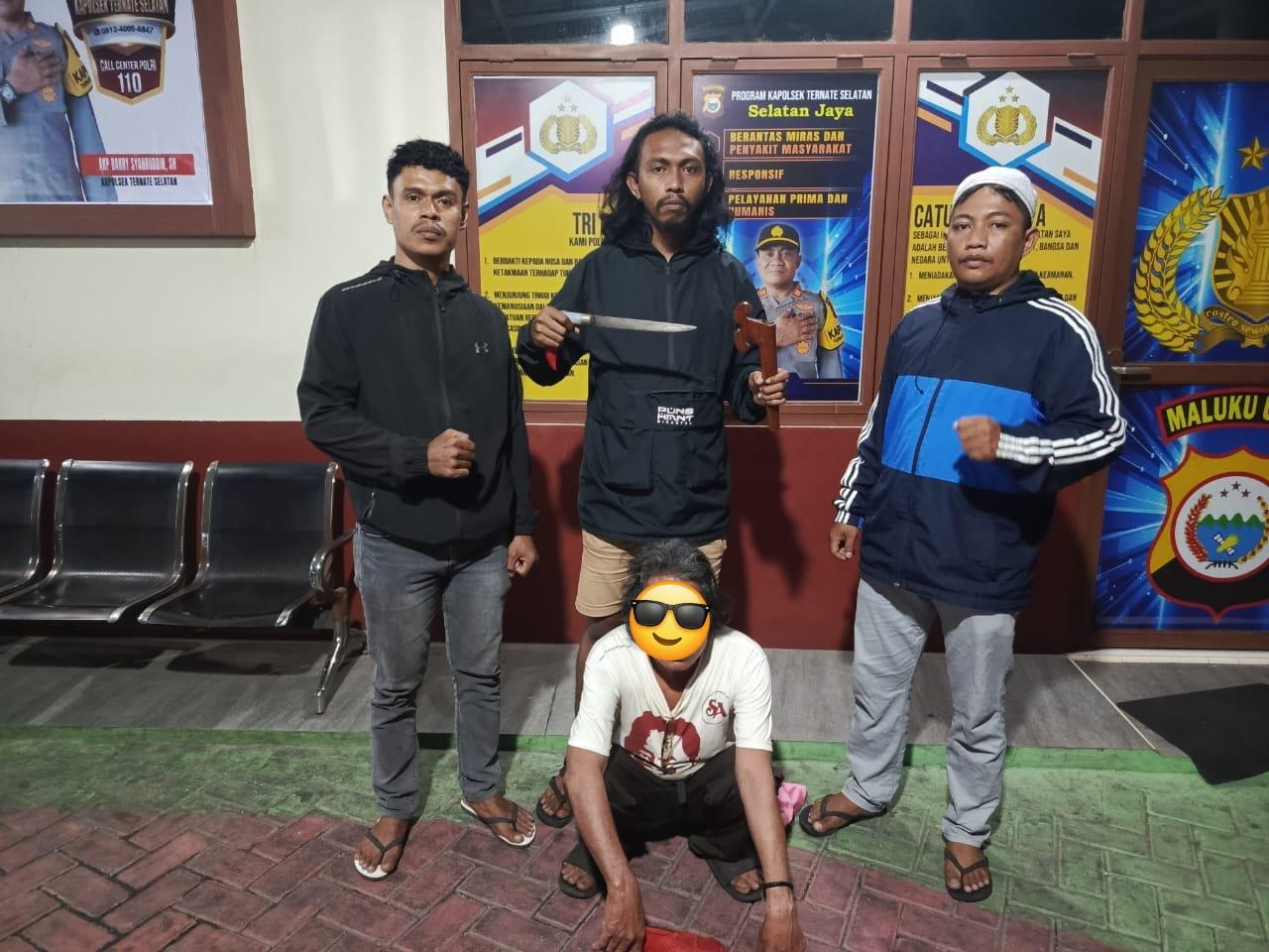 Tak Terima Dipukul, Pria di Ternate Tikam Teman yang Mabuk Pakai Pisau