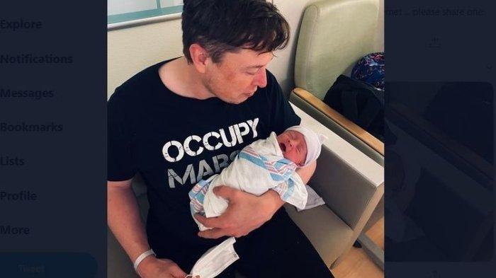 Elon Musk Beri Nama Anaknya X A-12 Musk, Begini Cara Membacanya