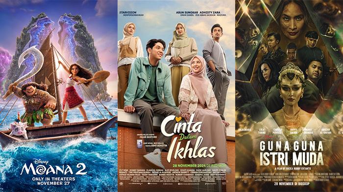 Jadwal Film Bioskop Ternate Selasa 3 Desember 2024: Moana 2 Hingga Cinta Dalam Ikhlas