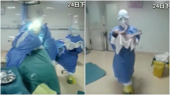 Viral, Diduga Mengidap Virus Corona, Ibu Asal China Ini Rela Tak Bisa Dekap Bayinya yang Baru Lahir