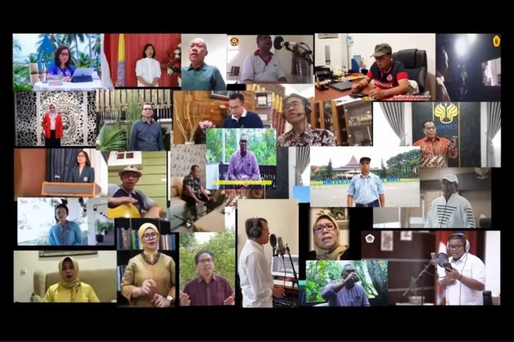 Tak Kalah Keren dari Musisi, Simak Link Video 33 Rektor PTN Nyanyi Bareng