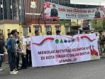 Kelompok Mahasiswa di Ternate Gelar Aksi Tolak Aktivitas Kelompok HTI