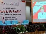 Wagub Maluku Utara Buka Seminar Road to Go Public: Dorong Perusahaan Lokal Masuk Pasar Modal