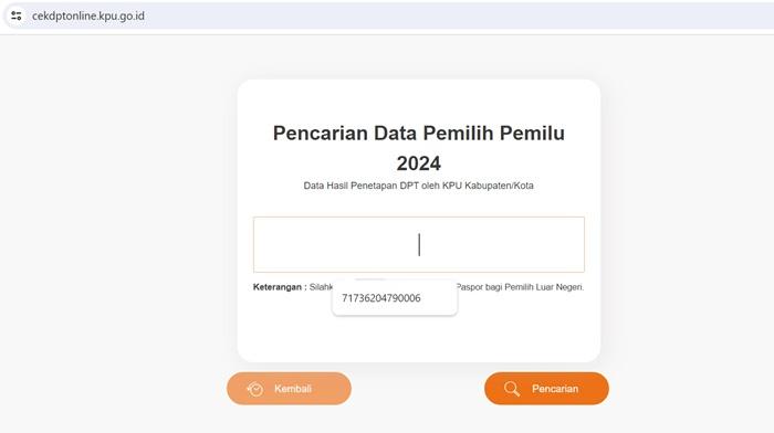 Cara Cek DPT Online 2024 Modal untuk Mencoblos, Bisa Lewat Smartphone
