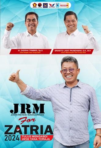 Pamfletnya Sudah Beredar, Legislator Golkar JRM Dukung Ketua Gerindra di Pilkada Tana Toraja