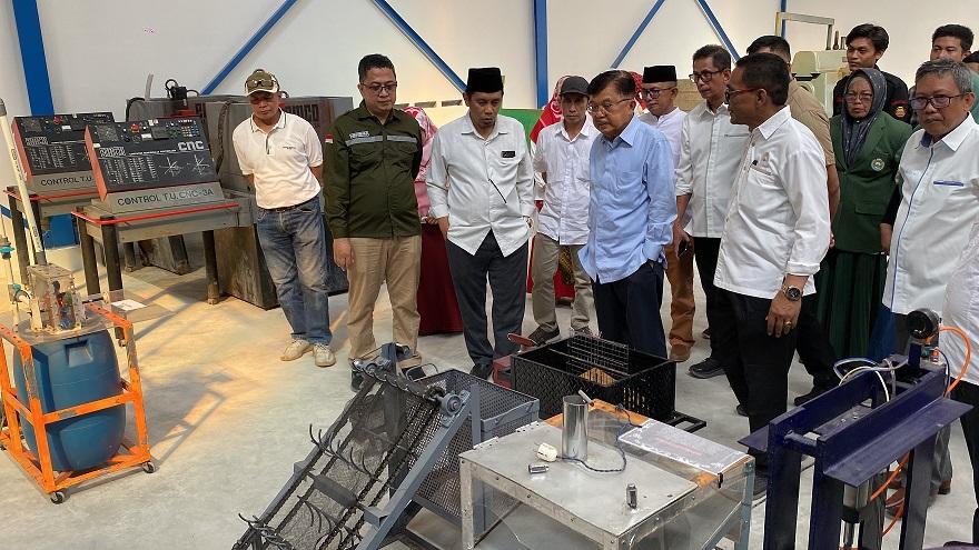 Fakultas Teknik UIM Kini Punya Workshop Laboratorium, Diresmikan JK