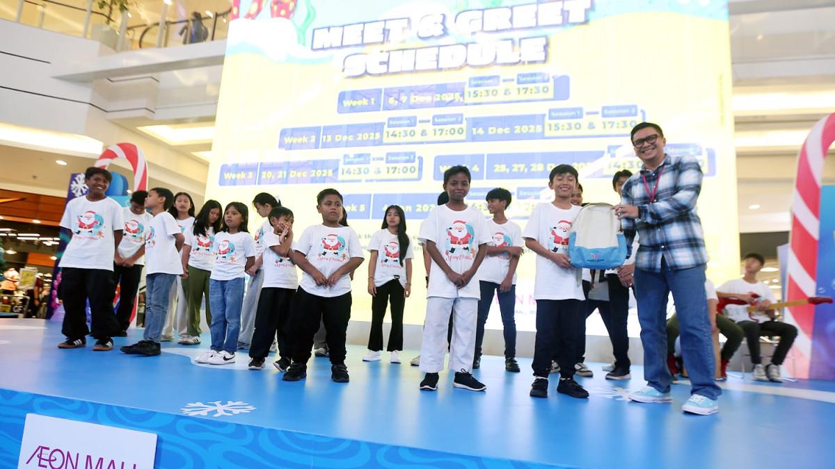 AEON Mall BSD City mengundang sekitar 40 anak dari Panti Asuhan Abigail dan Abhimata Mitrasamaya.