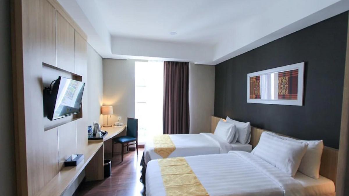 Anara Sky Kualanamu, satu hotel terbaik di dekat bandara Kualanamu Deli Serdang buat akomodasi akhir tahun.