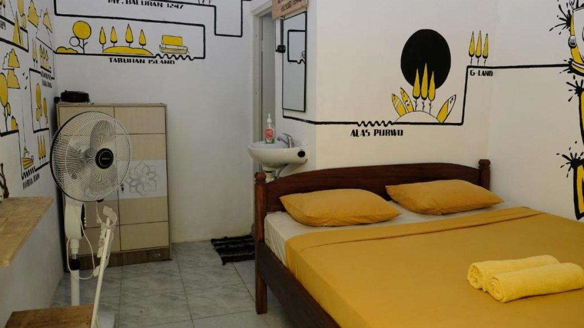 Banana Homestay, satu penginapan murah di Banyuwangi, Jawa Timur.