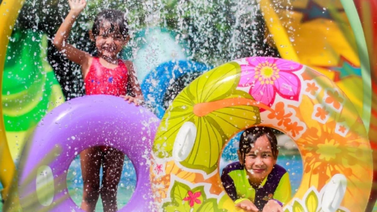 Bugis Waterpark Adventure (BWP), tempat wisata ramah anak di Makassar, Sulawesi Selatan.