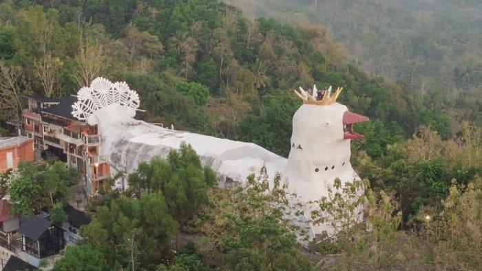 Bukit Rhema, tempat wisata populer di Kecamatan Borobudur, Kabupaten Magelang, Jawa Tengah.