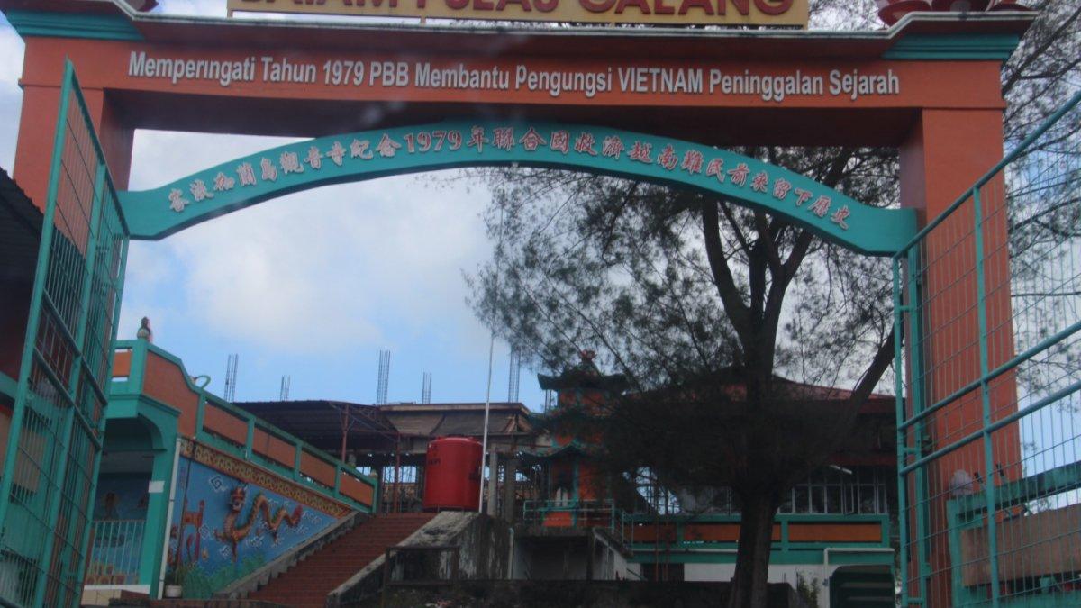 Camp Vietnam di Pulau Galang, Kota Batam, Kepulauan Riau.