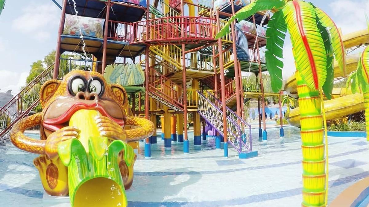 Caribbean Island Waterpark, satu tempat wisata hits di Balikpapan, Kalimantan Timur