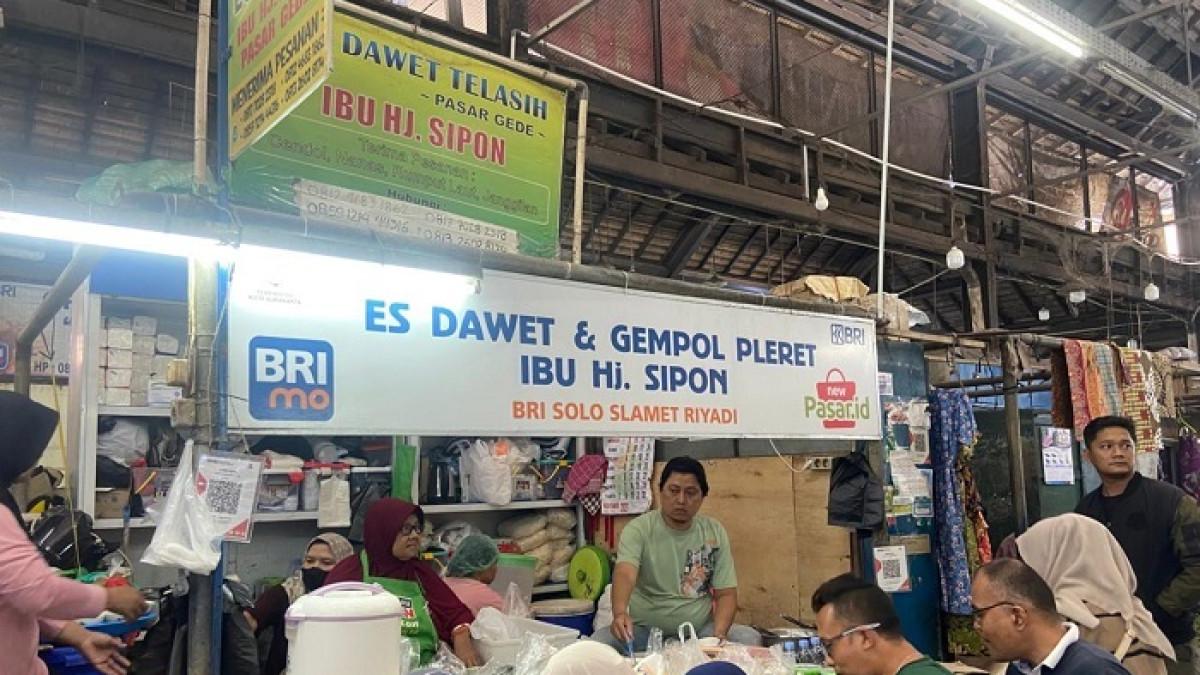 Salah satu dawet legendaris di Pasar Gede Solo