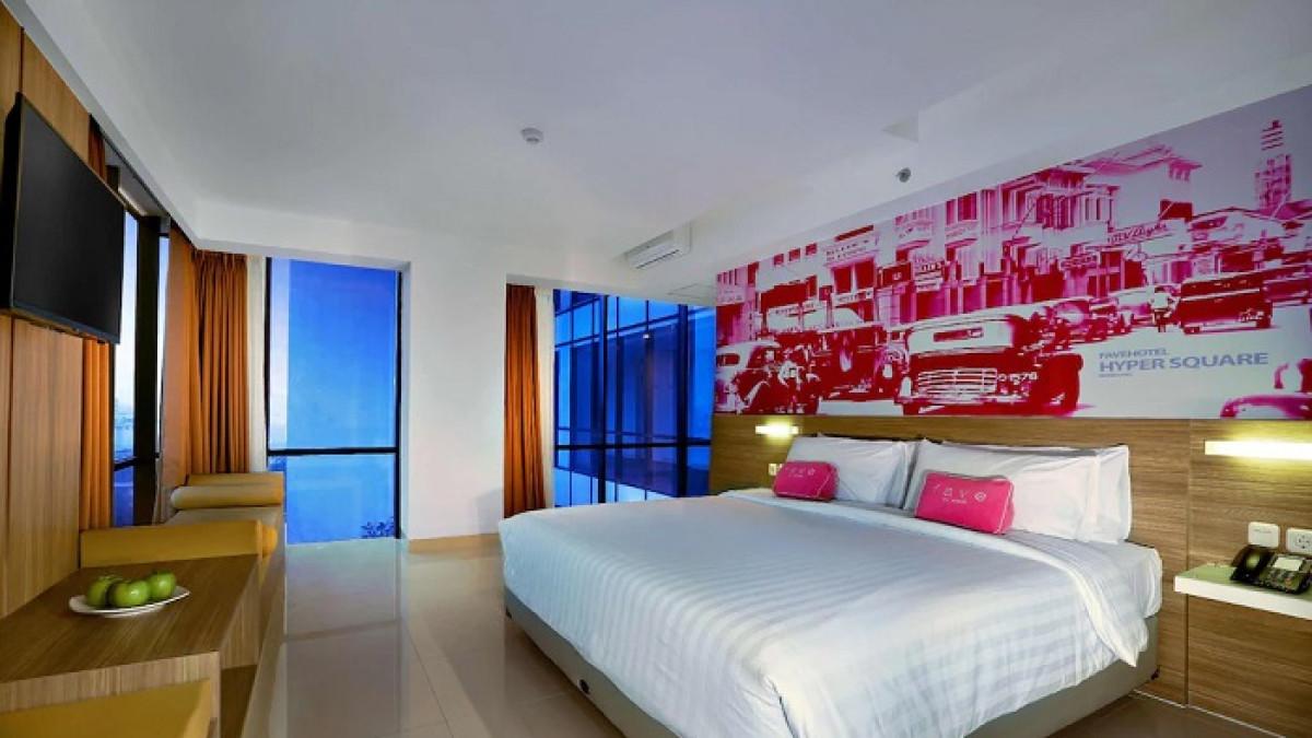 Favehotel Hyper Square, satu hotel bintang 3 terbaik di Bandung Jawa Barat buat staycation akhir pekan.