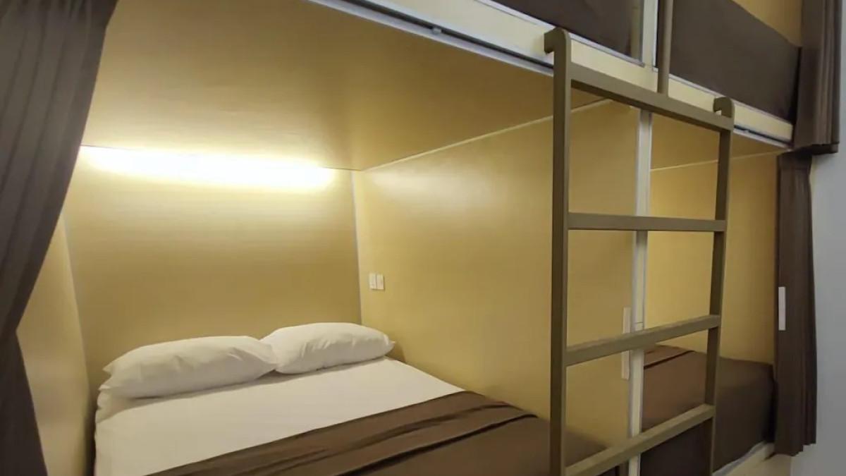 Fora Capsule Hostel, satu hotel murah dekat Bandara Ngurah Rai Bali.