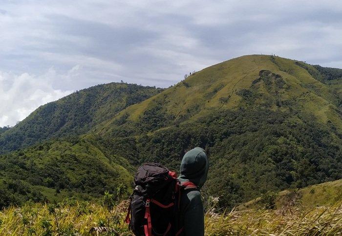 ILUSTRASI PENDAKI - Ilustrasi pendaki Gunung Marapi.