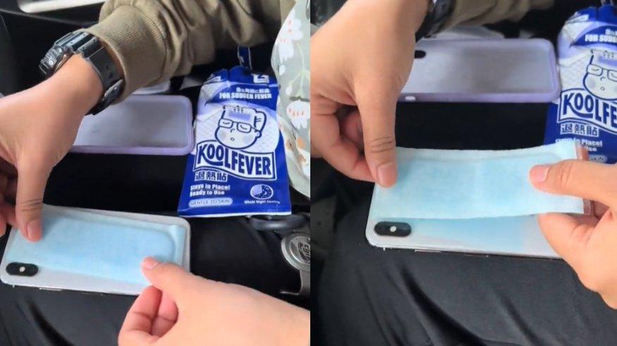 Viral Wanita Tempel Plester Kompres Demam pada iPhone yang Overheat, Berhasilkah?