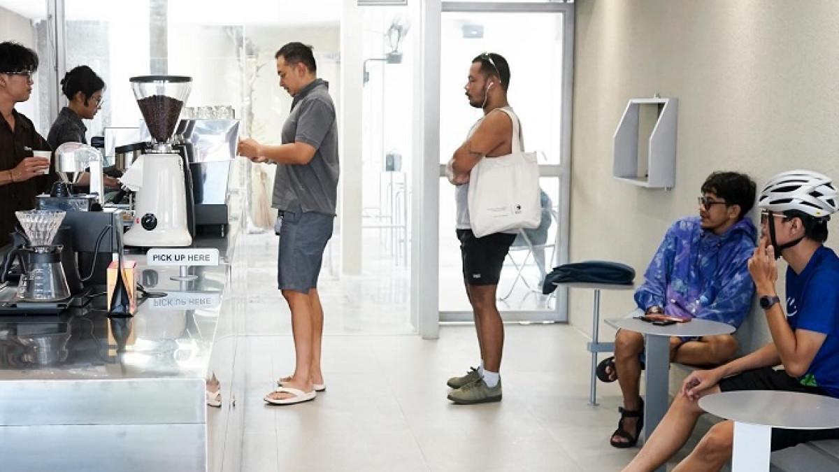 Hagia Coffee - kafe yang memiliki spot foto yang estetik dan cozy untuk nongkrong.