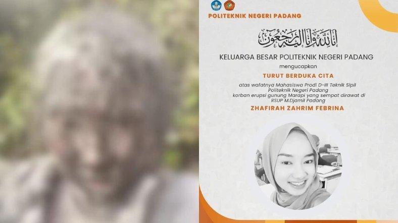 Video Minta Tolongnya Sempat Viral, Ife Korban Erupsi Gunung Marapi Meninggal Dunia