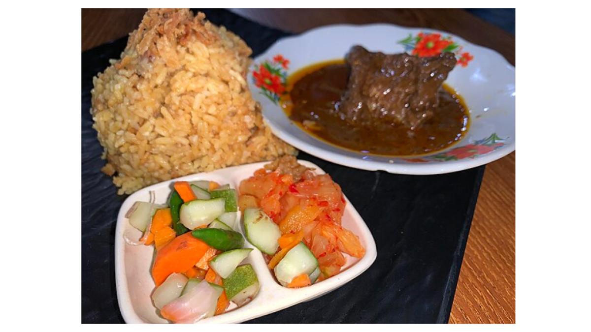 Ilustrasi Nasi Minyak, makanan Khas Palembang