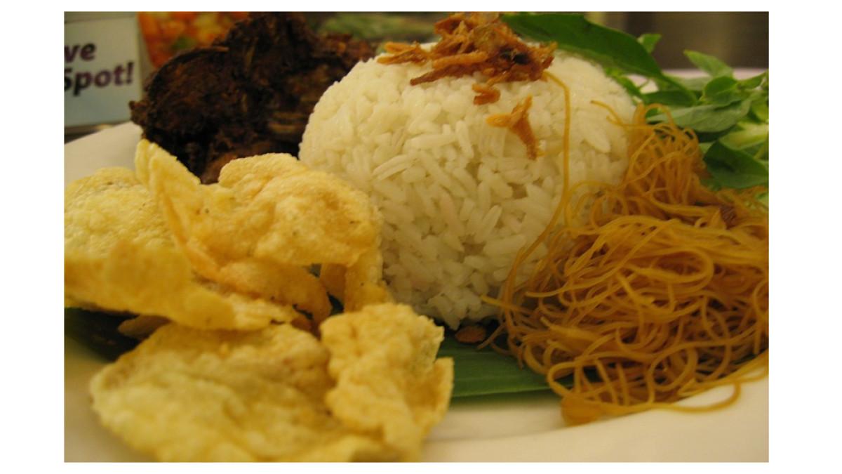 Ilustrasi Nasi Uduk Banyuwangi.