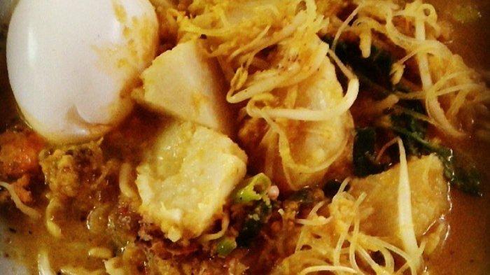 Ilustrasi sajian laksa Bogor