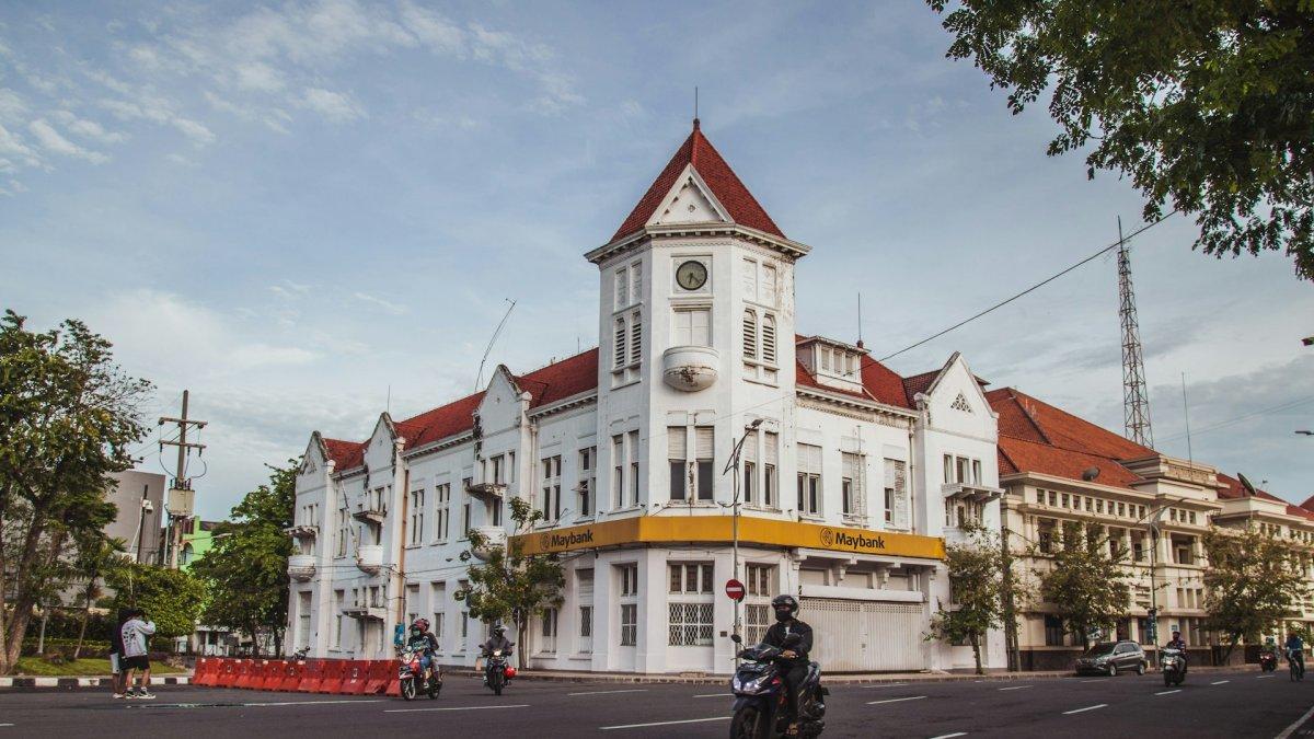 KOTA LAMA SURABAYA - Suasana di Kota Lama Surabaya.