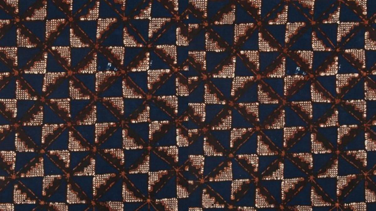 Kain batik slobog abad ke-19.