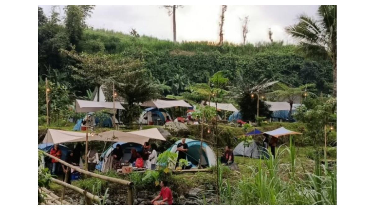 Kaleenata, camping ground di Gandusari, Blitar, Jawa Timur.